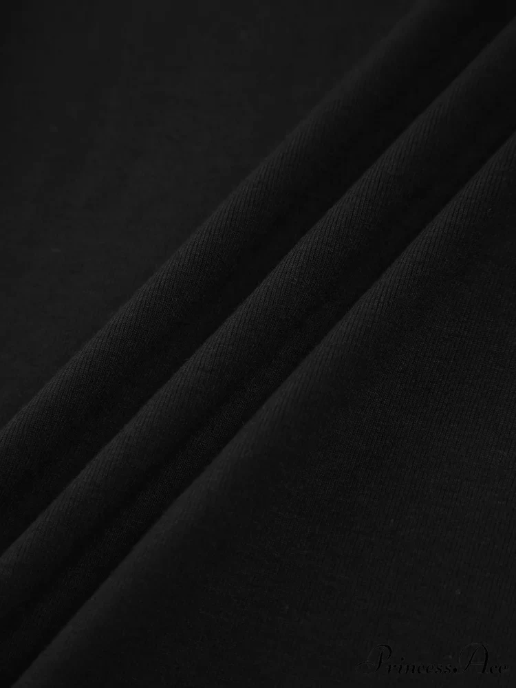 Contrast Trim Off Trendy Shoulder Long Sleeve Shirt - Image 5