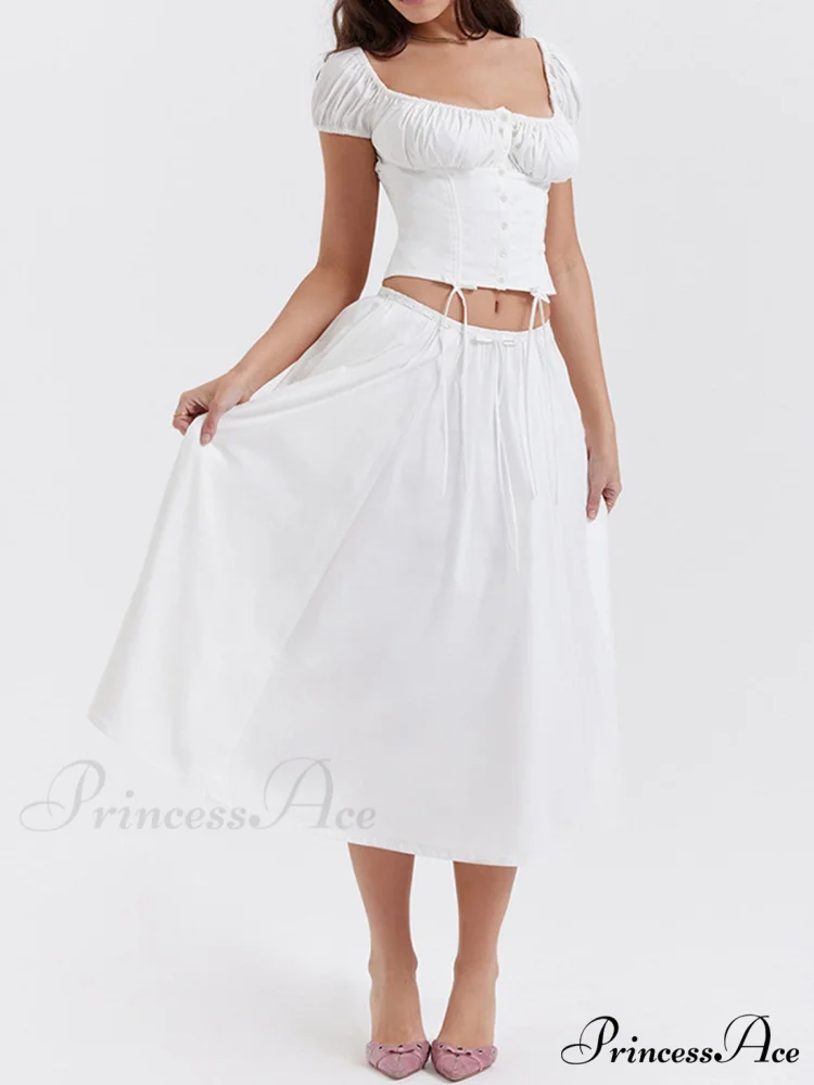 Cowgirl Aesthetics Drawstring Trendy Corset Crop Top - Image 3
