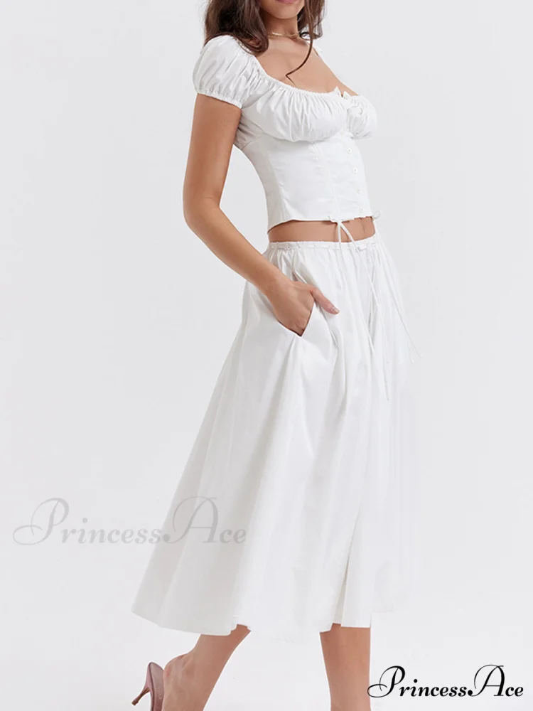 Cowgirl Aesthetics Drawstring Trendy Corset Crop Top - Image 4