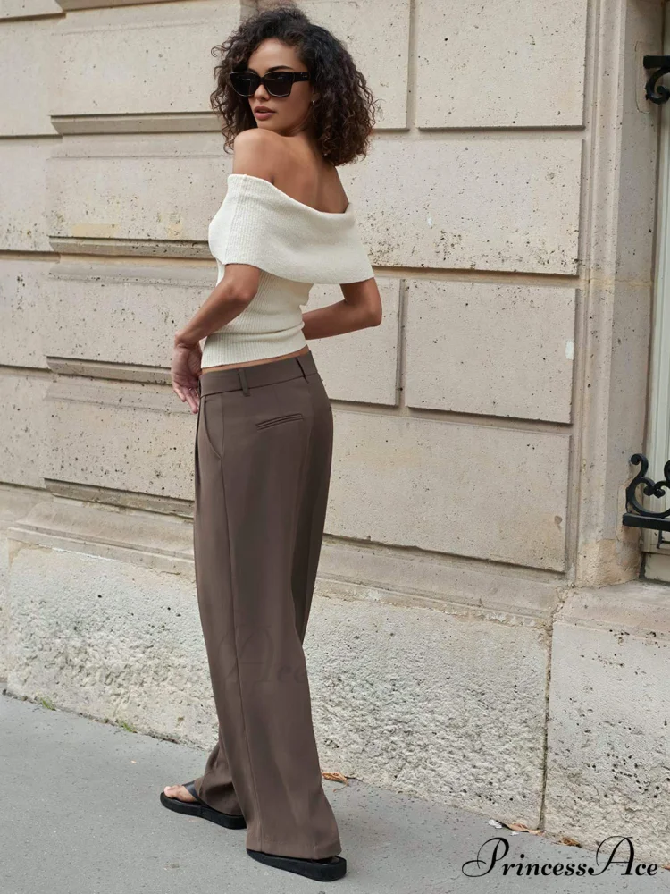 Creamy Off-Shoulder Graceful Knit Top - Image 5