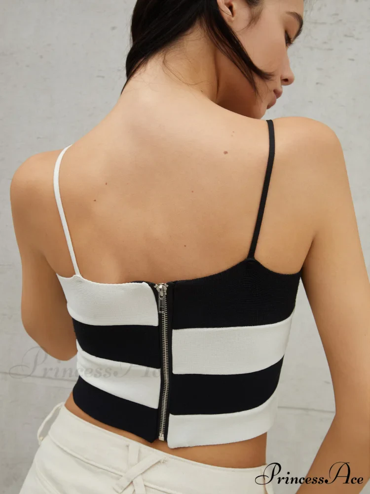 Cross Layer Crop Trendy Cami Sweater Vest - Image 6