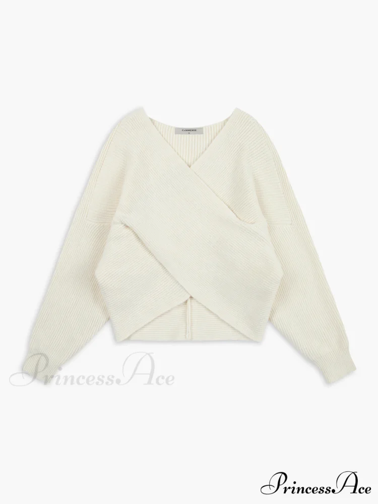 Cross My Heart Trendy Oversized Crop Sweater - Image 10