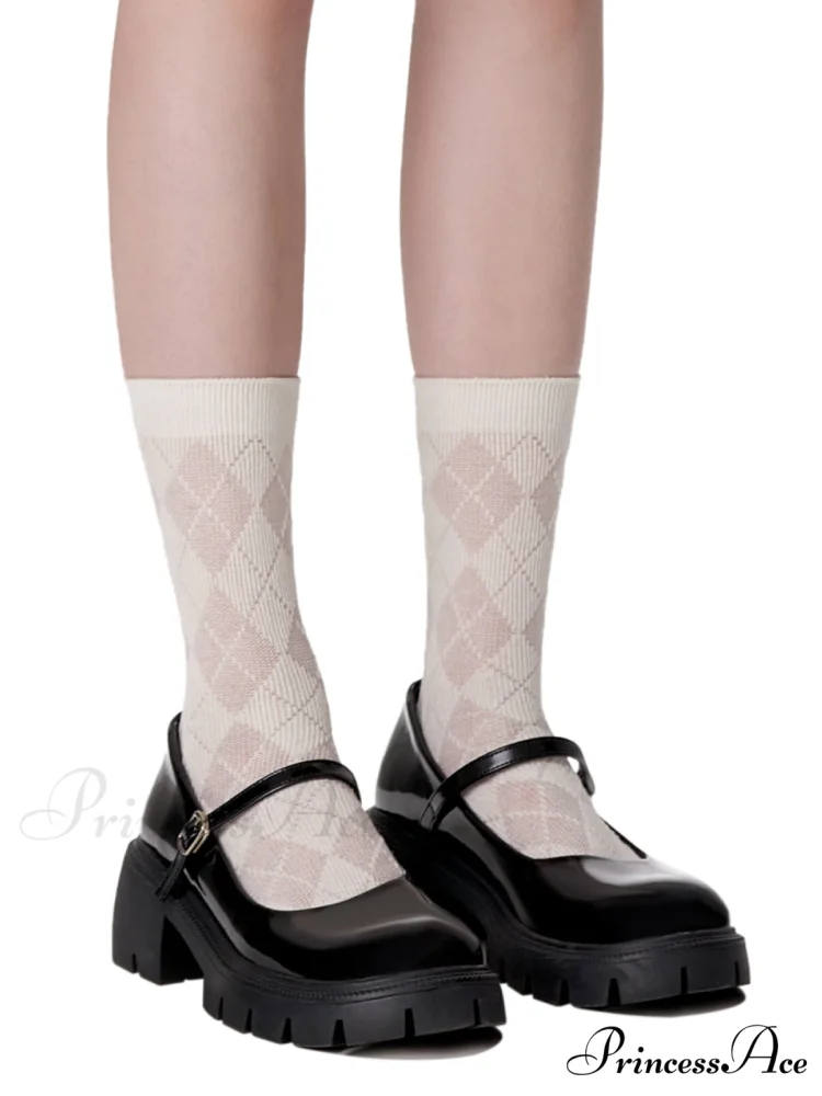 Diamonds Mid Graceful Calf Socks - Image 3