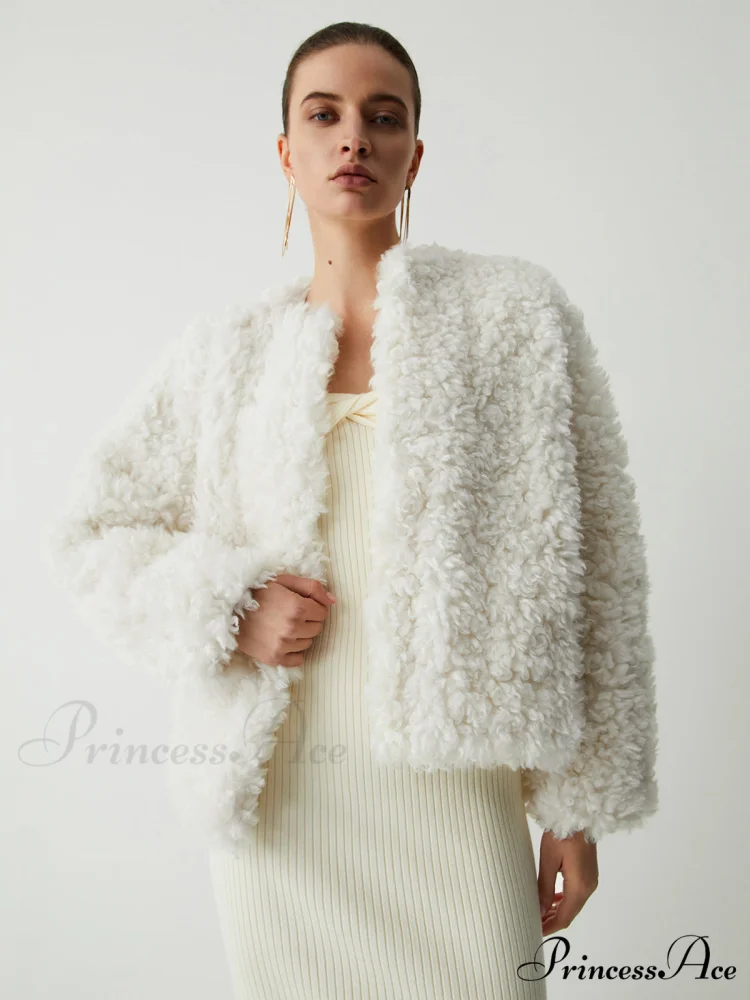 Double Pockets Graceful Fleece Jacket - Image 2