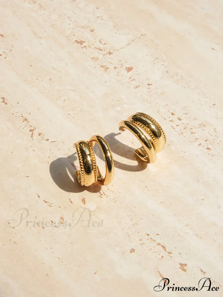 Doule Charming Loops Earrings - Image 4