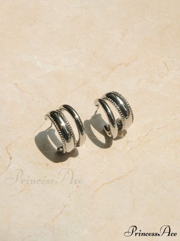 Doule Charming Loops Earrings - Image 5