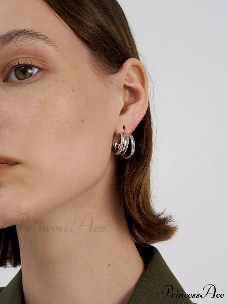 Doule Charming Loops Earrings - Image 7