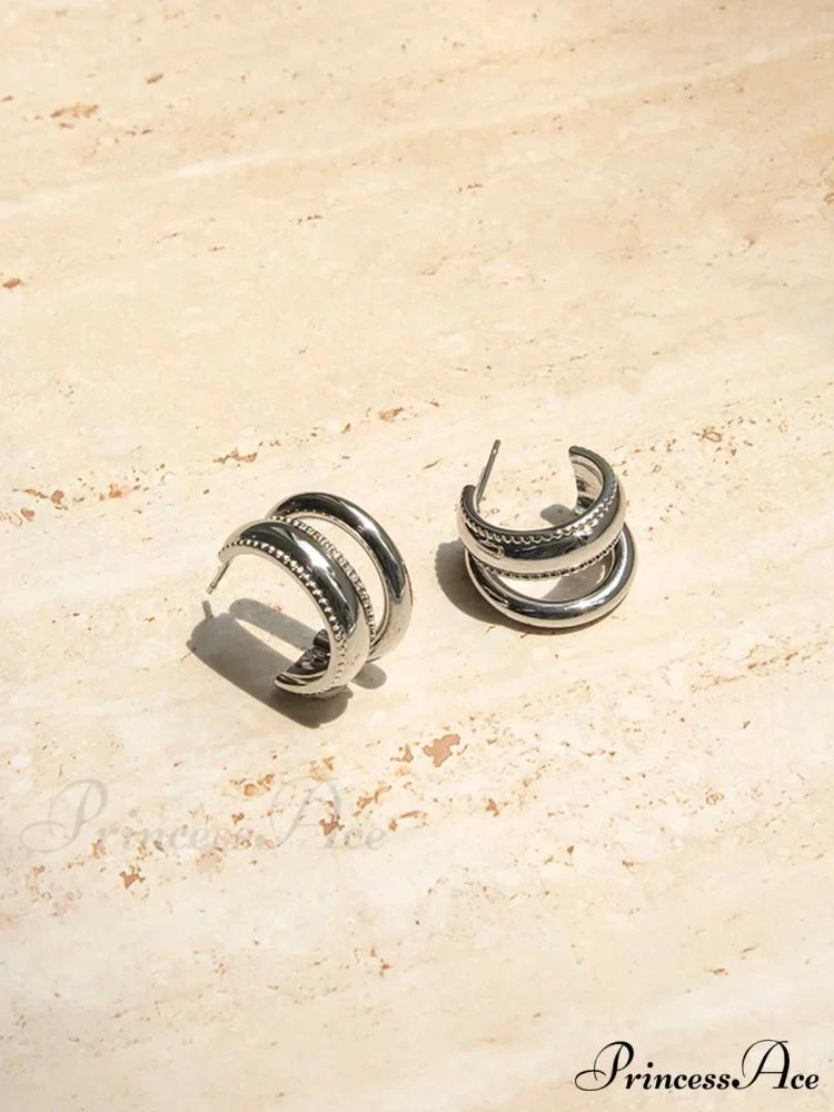 Doule Charming Loops Earrings - Image 8