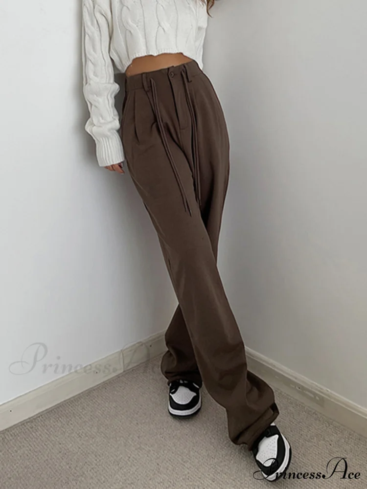 Drawstring Charming Pocket Sweatpants - Image 2