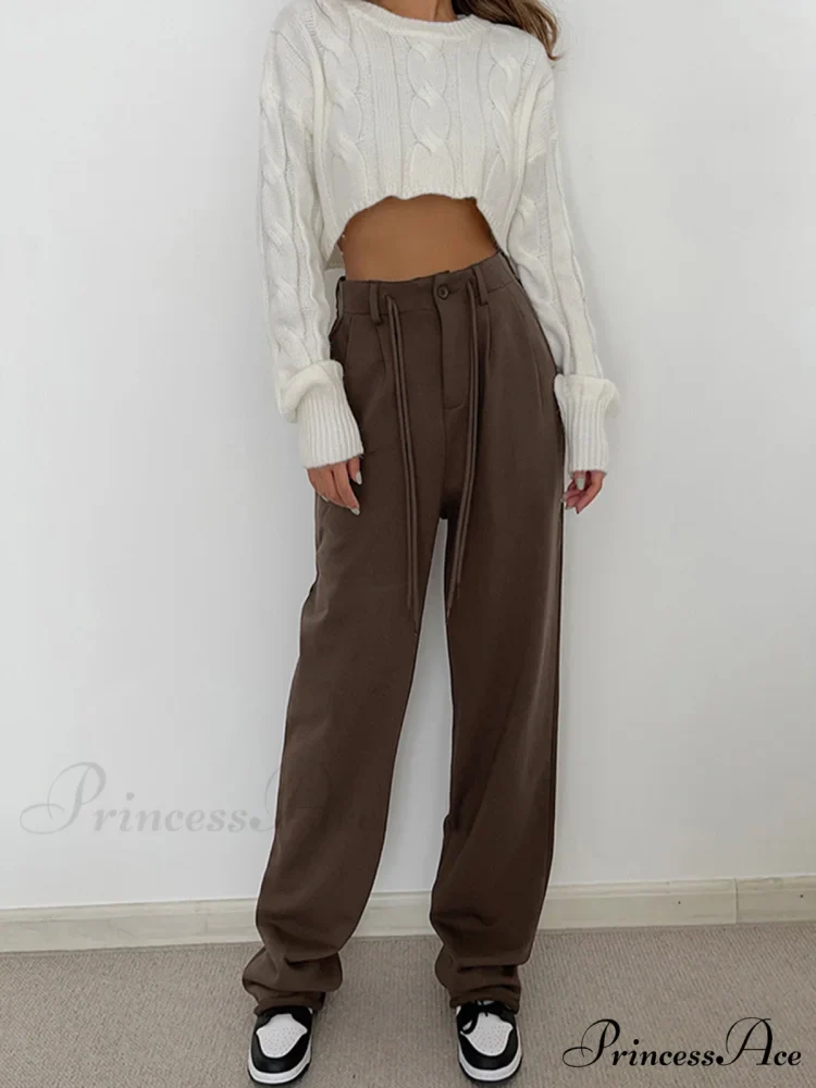 Drawstring Charming Pocket Sweatpants - Image 3