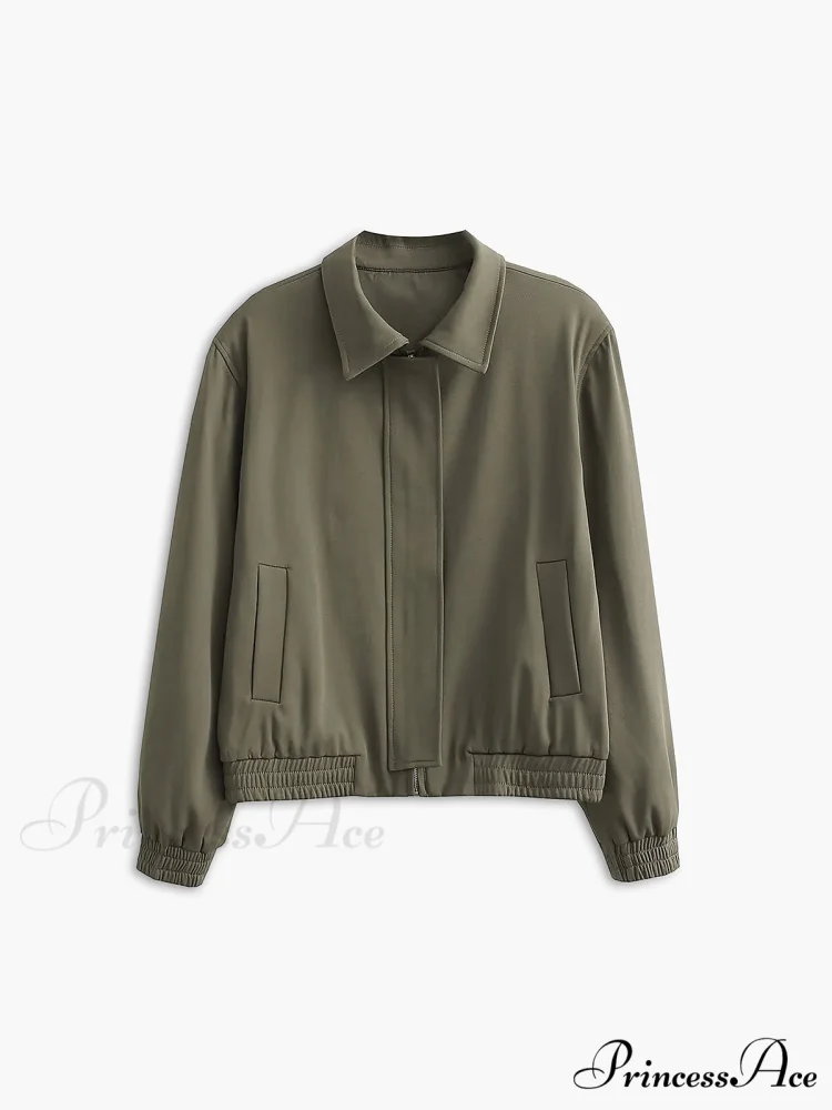 Effortless Charming Bomber Jacket - Image 4
