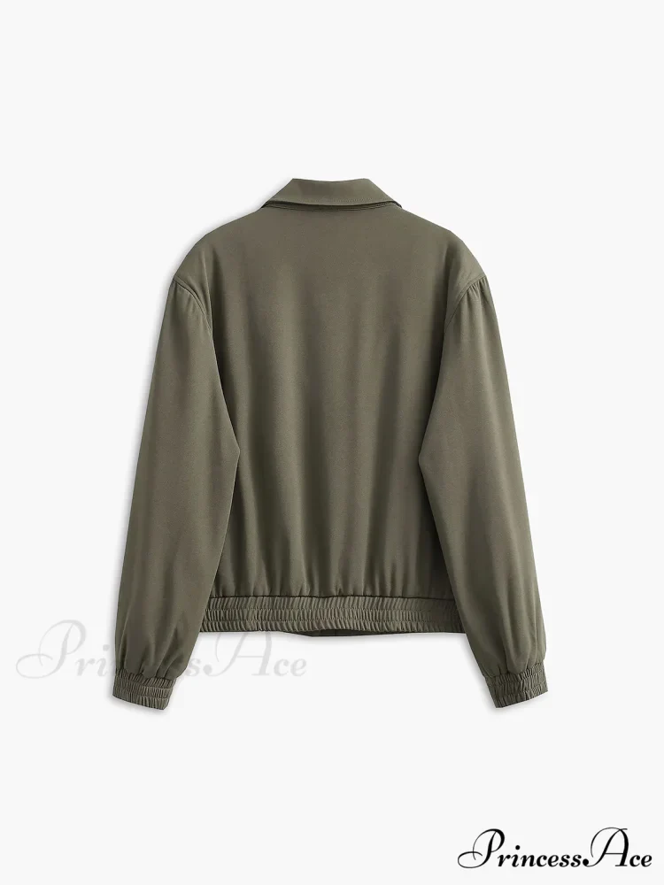Effortless Charming Bomber Jacket - Image 5
