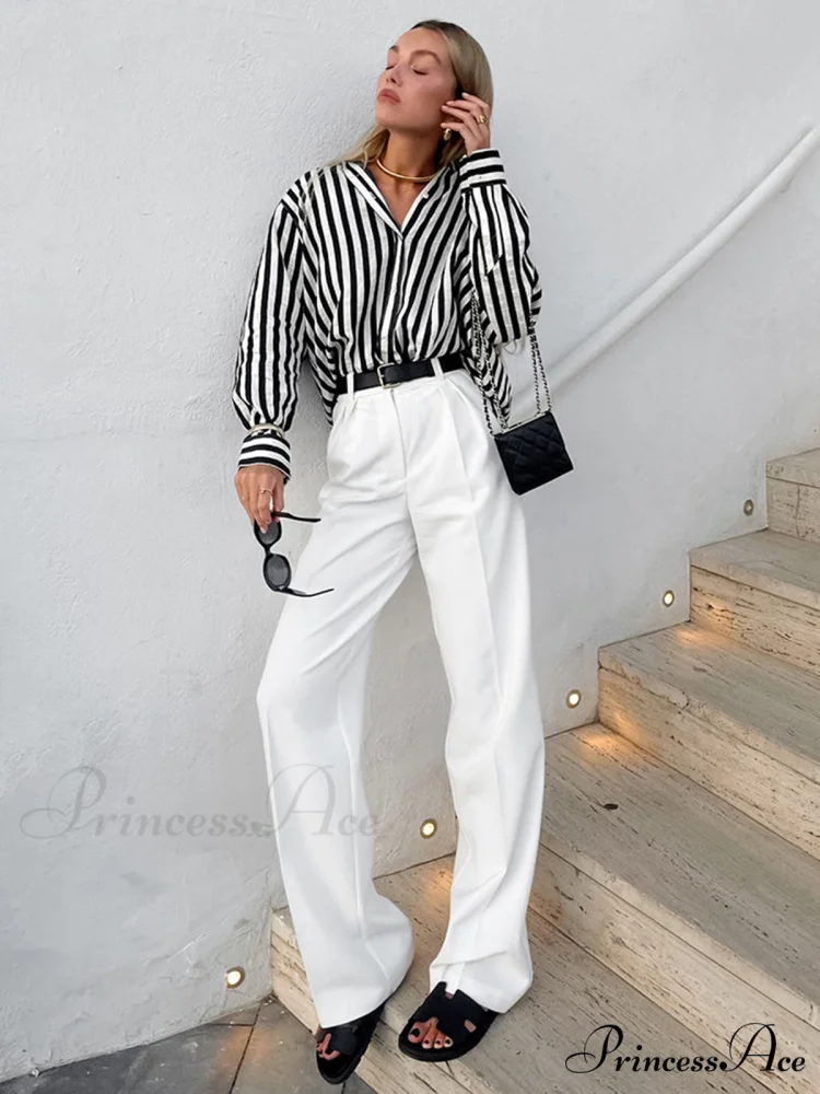 Effortless Charming Pinstripe Shirt - Image 3