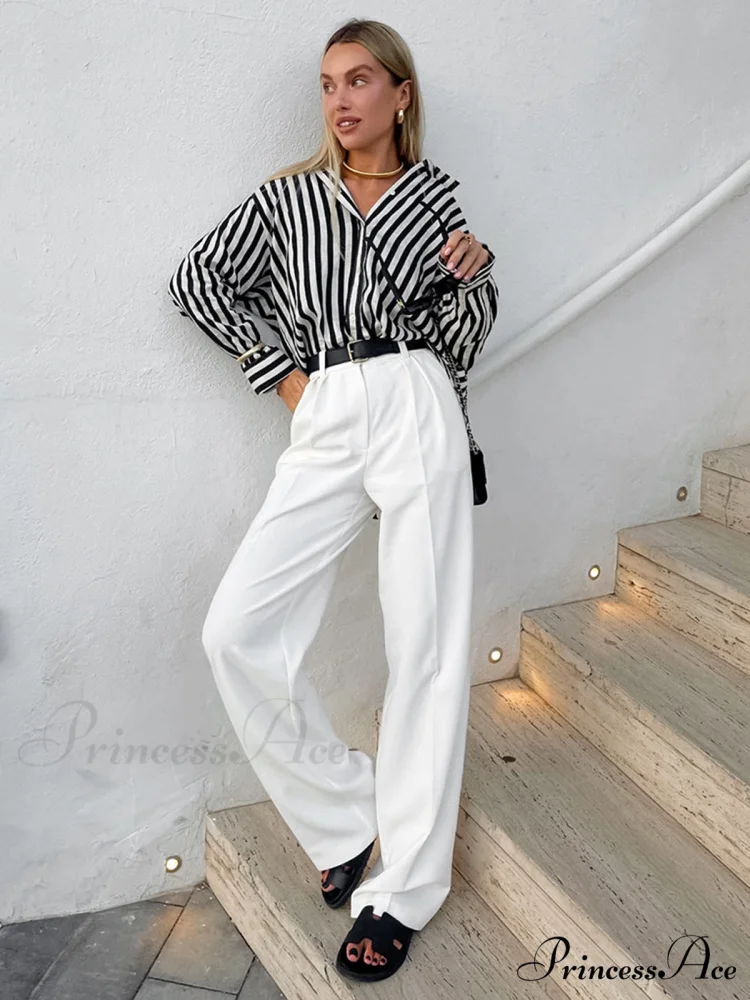 Effortless Charming Pinstripe Shirt - Image 4