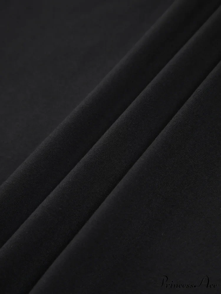 Effortless Plunge Graceful Skater Short Dress - Image 6
