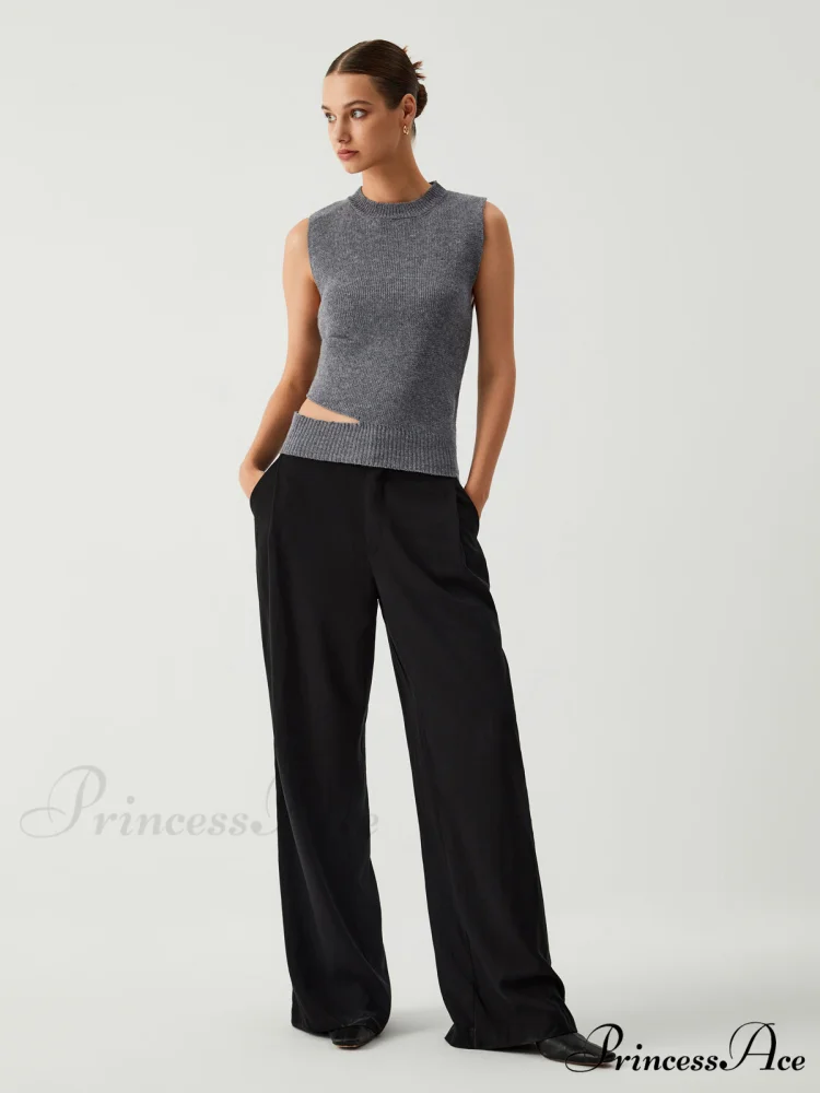 Enlighten Me Graceful Cutout Sweater Vest - Image 3