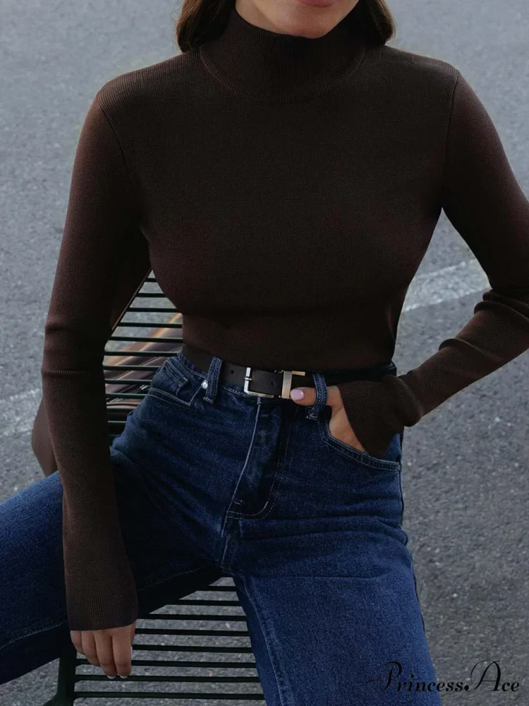 Everyday Long Graceful Sleeve Knit Top - Image 5