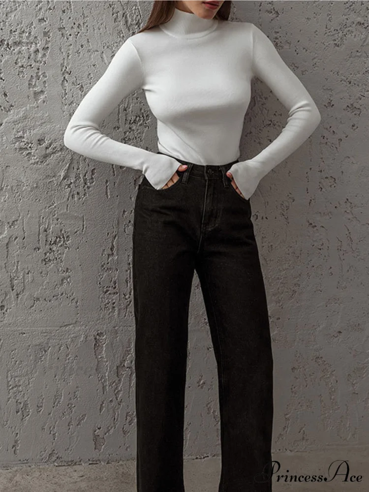 Everyday Long Graceful Sleeve Knit Top - Image 7