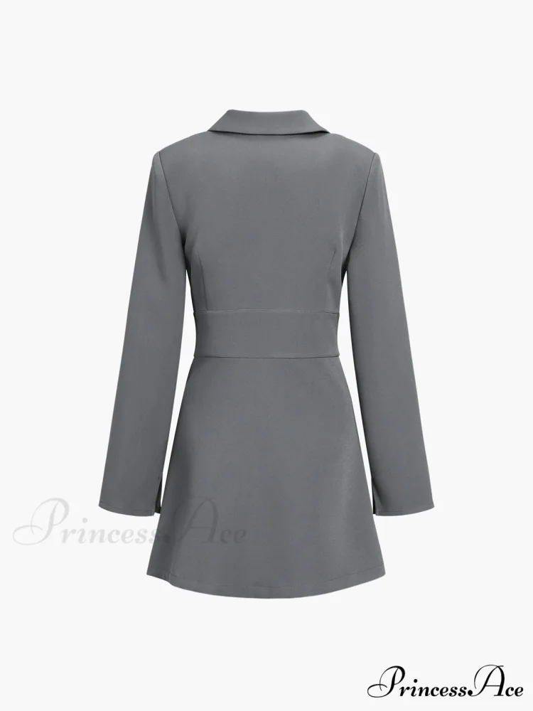 First Choice Blazer Trendy Long Sleeve Short Dress - Image 10