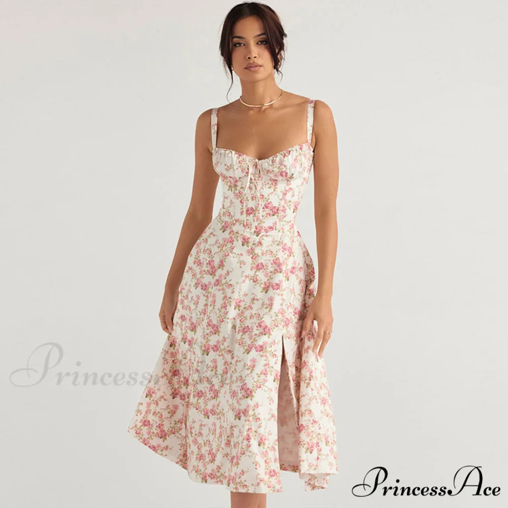 Bralette Dress Graceful With Waistcoat Set - Image 2