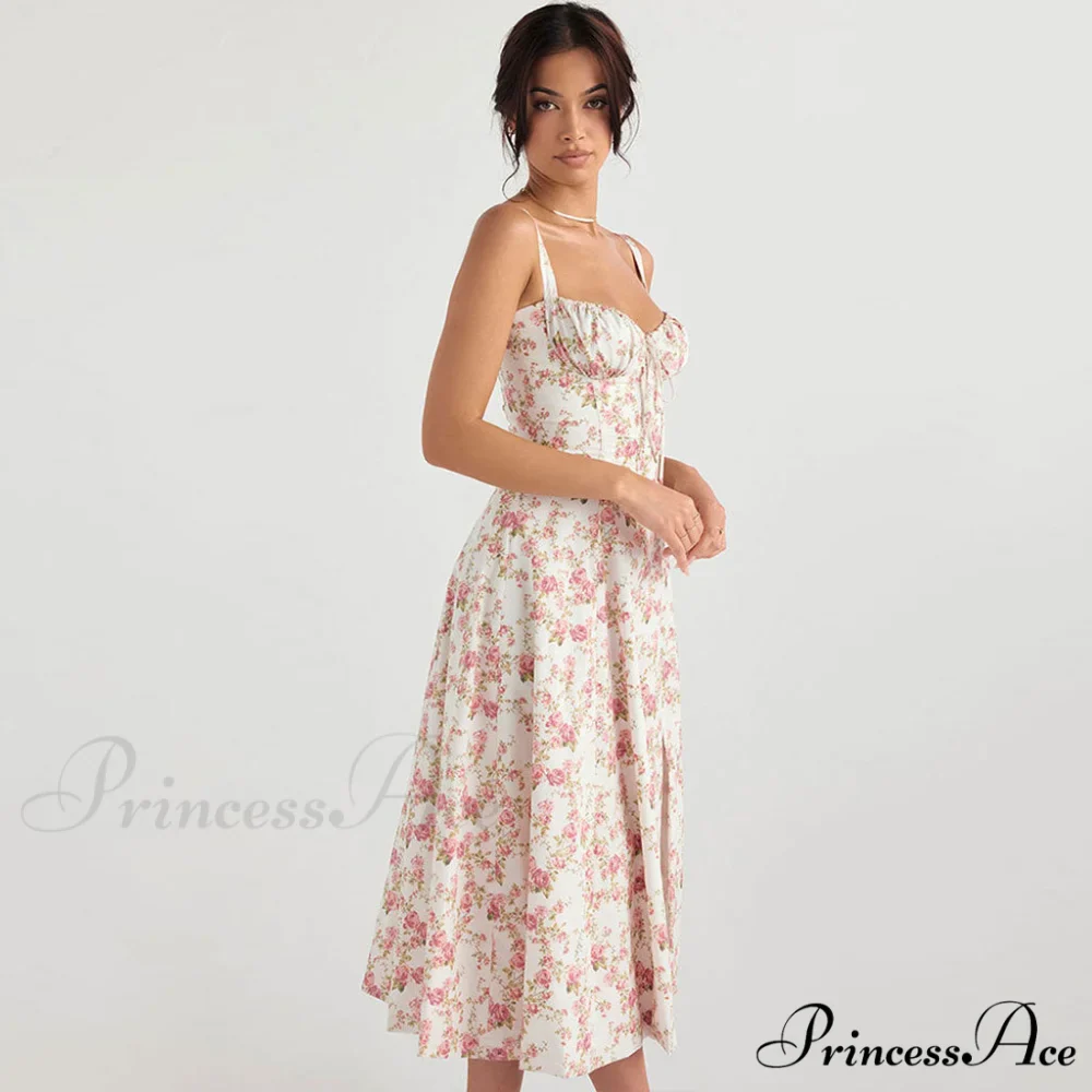 Bralette Dress Graceful With Waistcoat Set - Image 3