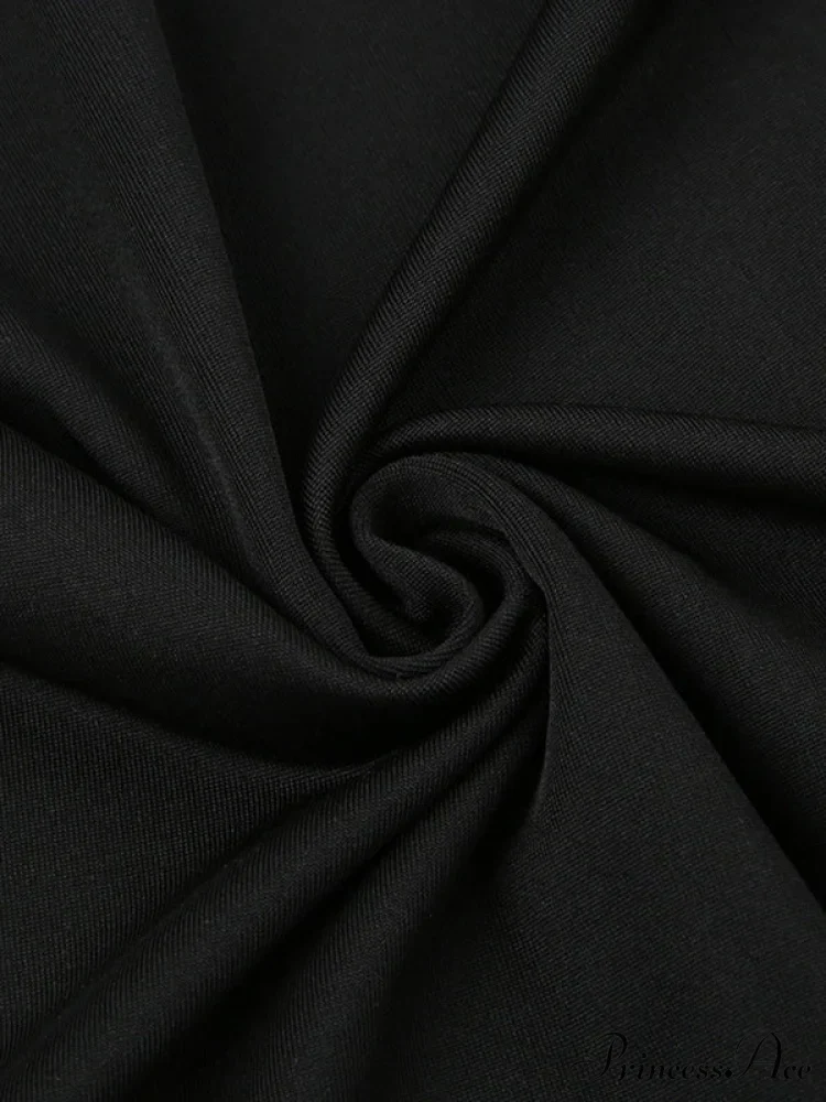 Buckle Fold Turndown Collar Modern A Line Dresses Coat - Image 5