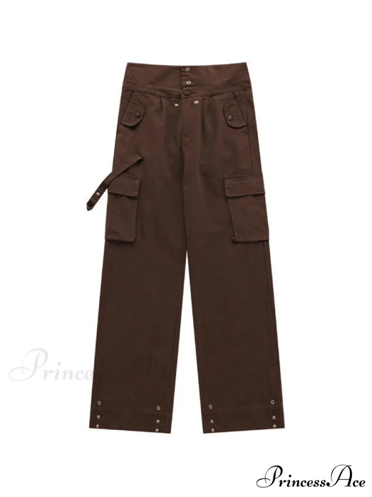 Buttoned Green Graceful Baggy Boyfriend Jeans - Image 17