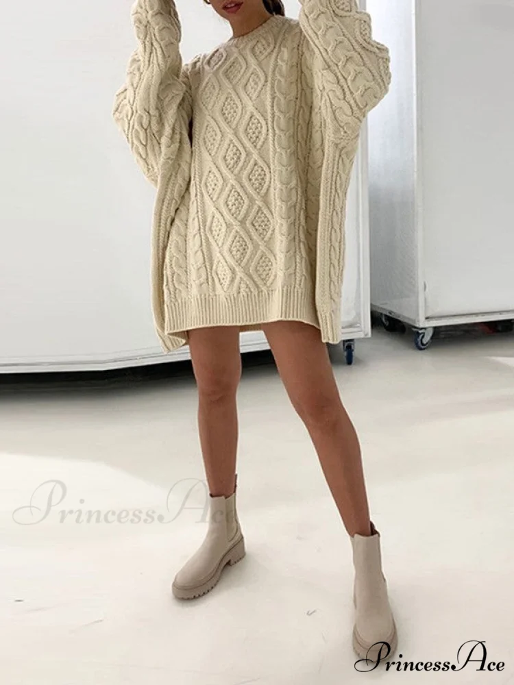 Cable Knit Leg Trendy Warmers With Flare - Image 12