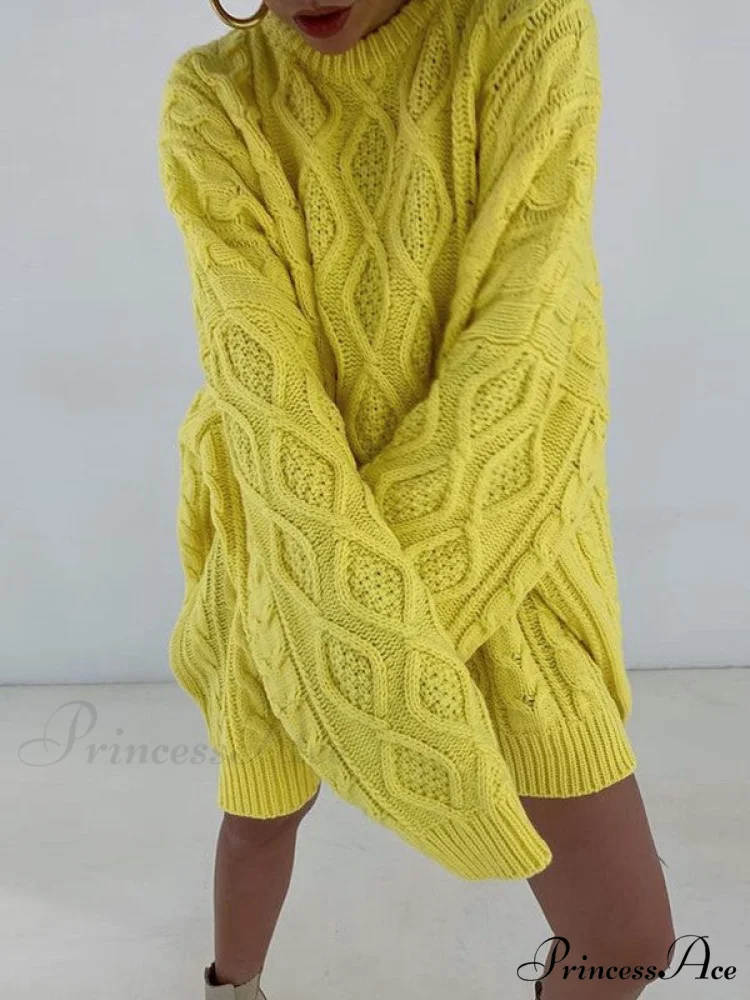 Cable Knit Leg Trendy Warmers With Flare - Image 4