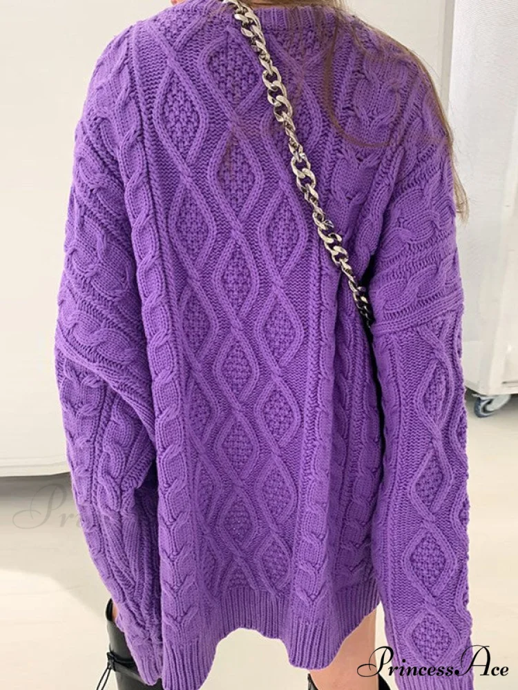 Cable Knit Leg Trendy Warmers With Flare - Image 7