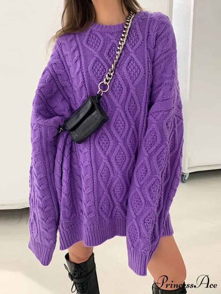 Cable Knit Leg Trendy Warmers With Flare - Image 9
