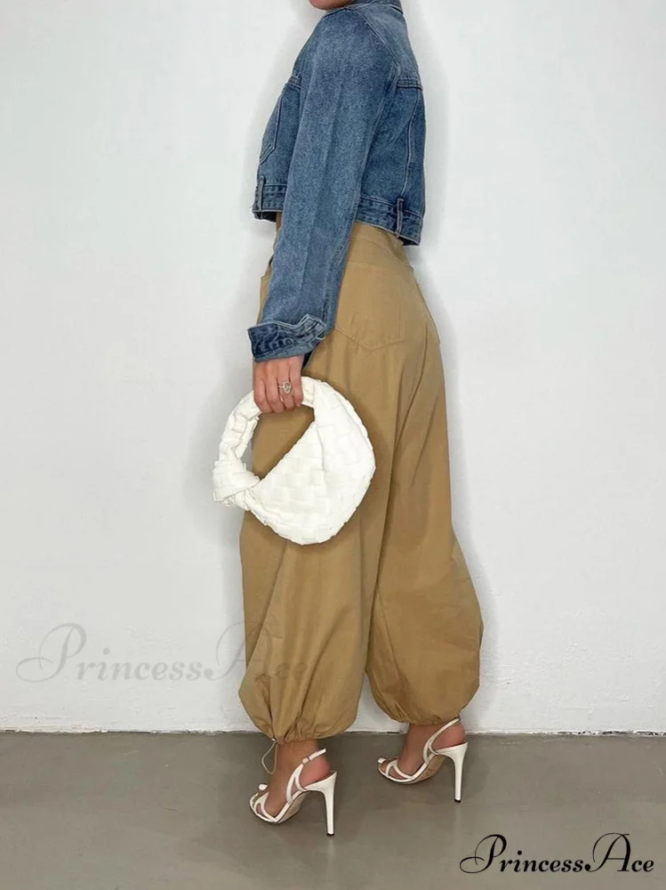 Cargo Camouflage Graceful Patchwork Jeans - Image 2