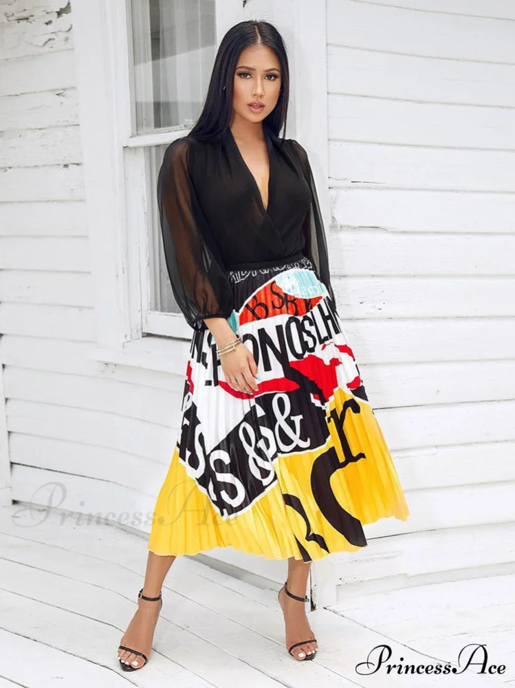 Cargo Pocket Graceful Zipper Skirt - Image 4