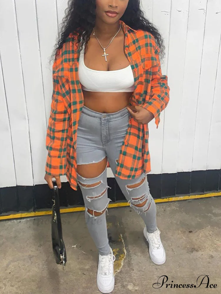 Casual Charming Plaid Pants - Image 3