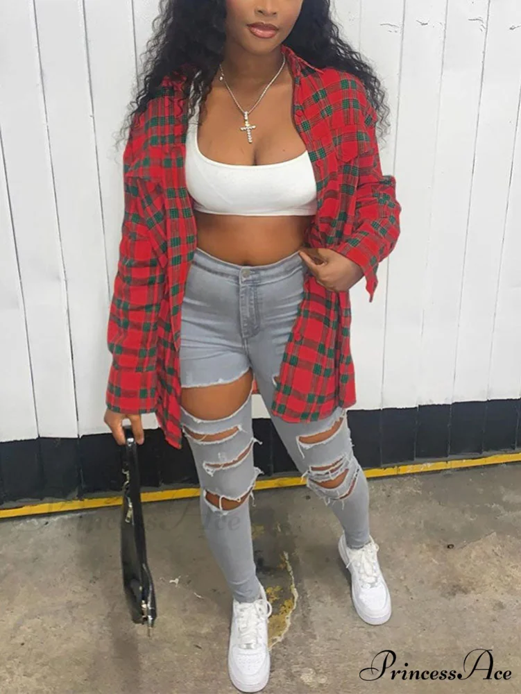 Casual Charming Plaid Pants - Image 4