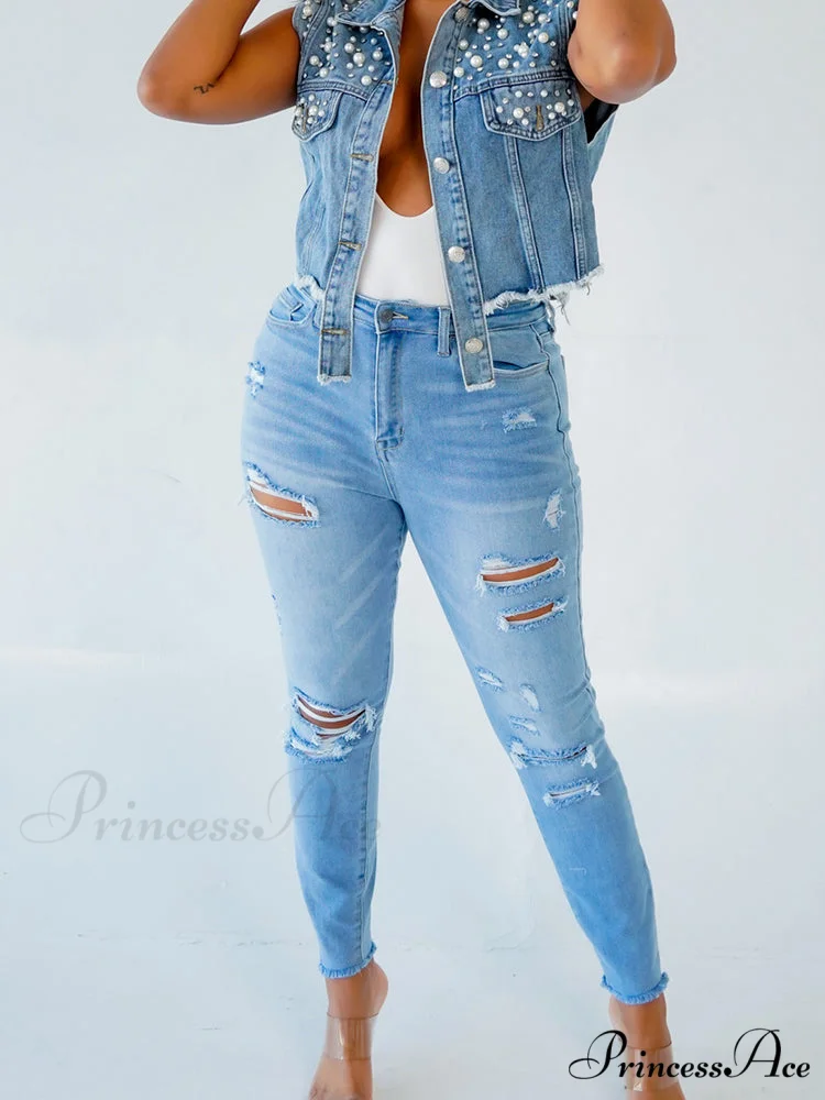 Casual Sleeveless Graceful Button Shirt Dress - Image 2