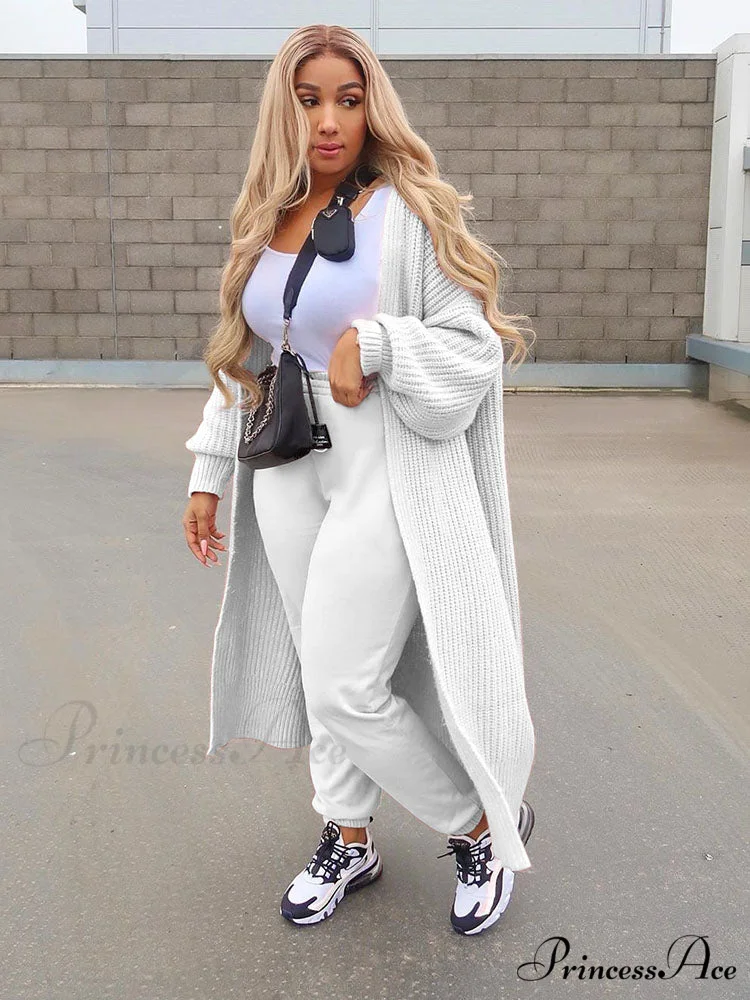 Casual Solid Graceful color Cardigan - Image 5