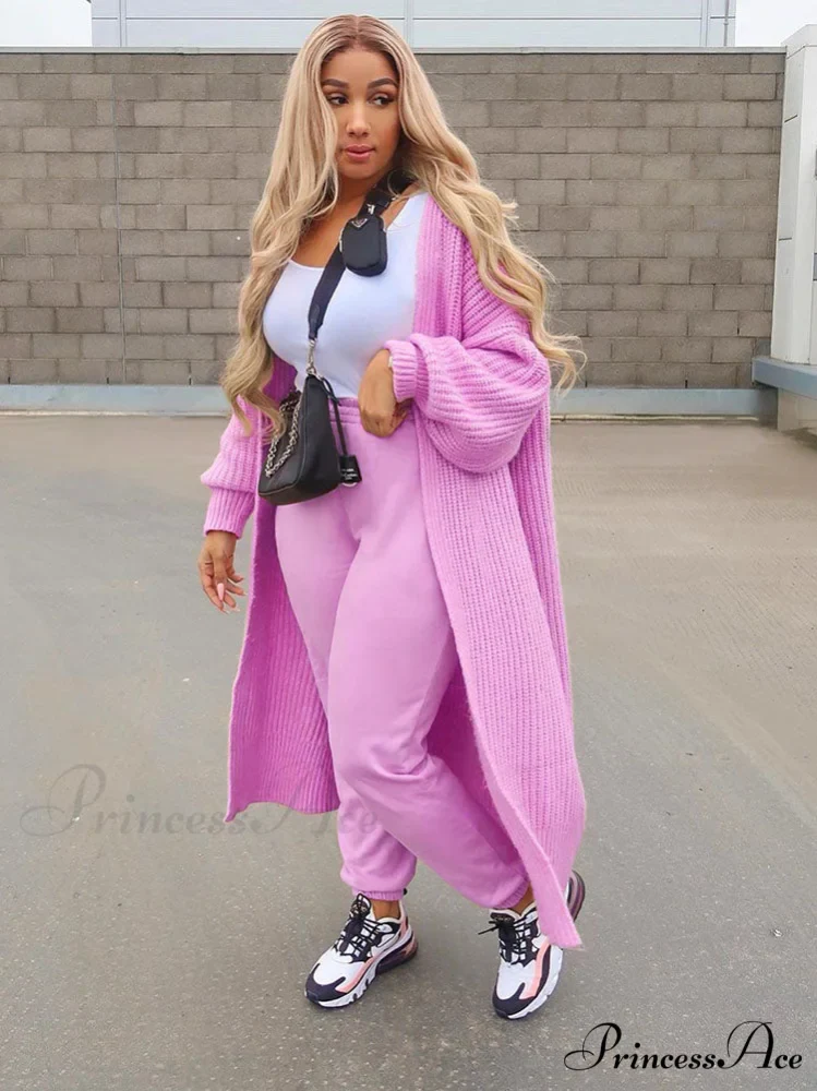 Casual Solid Graceful color Cardigan - Image 8