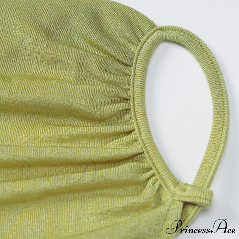Classy Cowl Neck Tie String Classic Silky Slip Maxi Dress - Champagne - Image 3