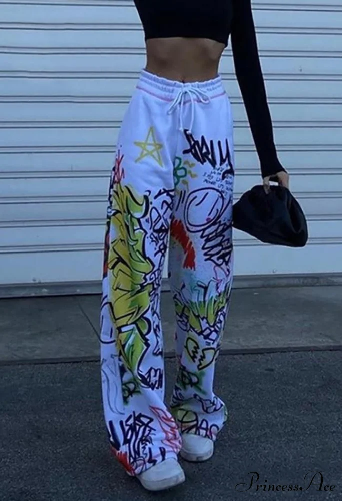 Graffiti Print Graceful Bodycon Maxi Dress - Image 3