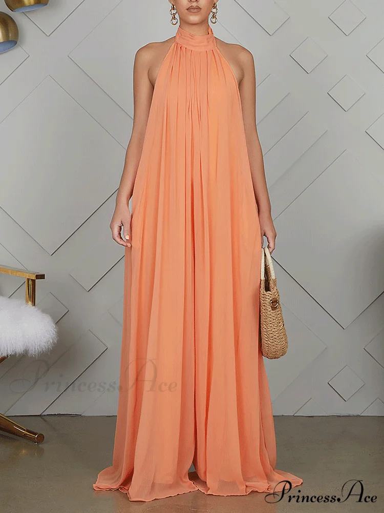 Halter Casual Graceful Maxi Dress - Image 10