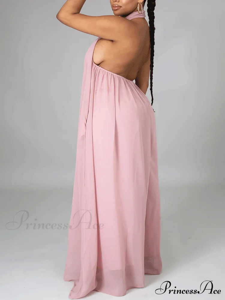 Halter Casual Graceful Maxi Dress - Image 15