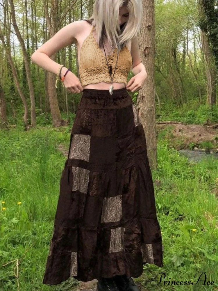 Halter Crochet Hollow Trendy Out Maxi Dress - Image 14
