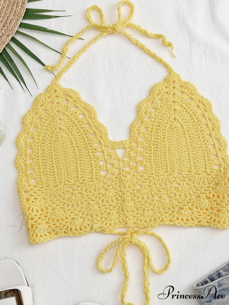 Halter Crochet Hollow Trendy Out Maxi Dress - Image 31
