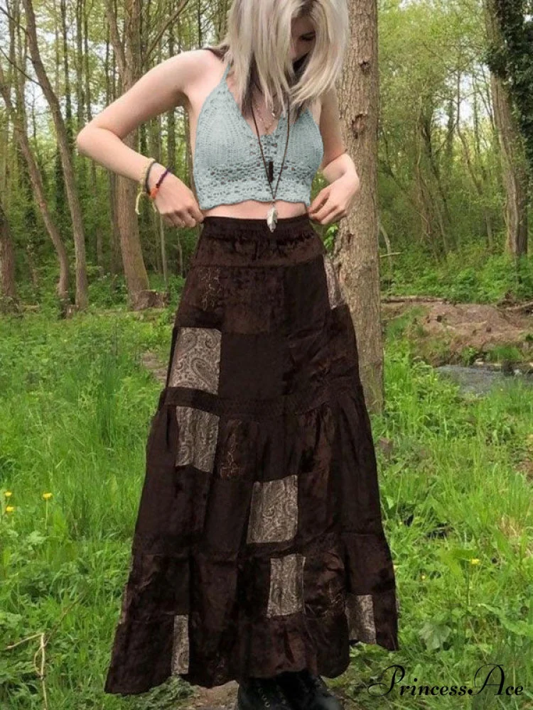 Halter Crochet Hollow Trendy Out Maxi Dress - Image 33