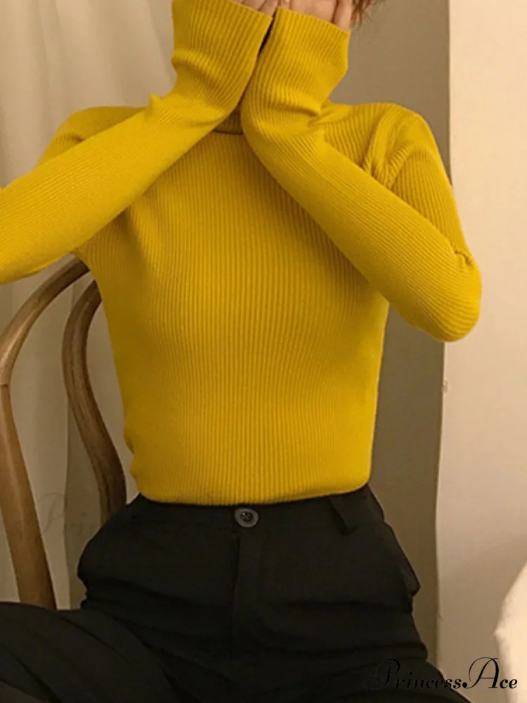 High Neck Bell Sleeve Sweater Wide Sophisticated Leg Pants Matching Set - Royal Blue - Image 26