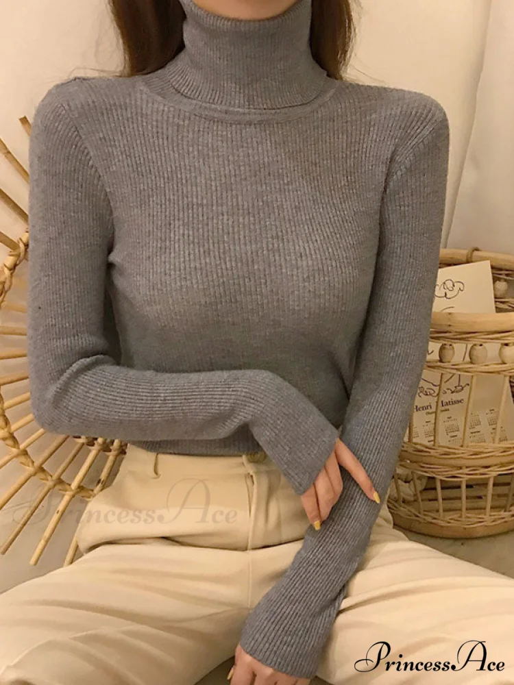 High Neck Bell Sleeve Sweater Wide Sophisticated Leg Pants Matching Set - Royal Blue - Image 33