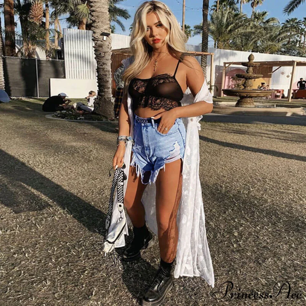 High Waist Graceful Buttons Flared Jeans - Image 3