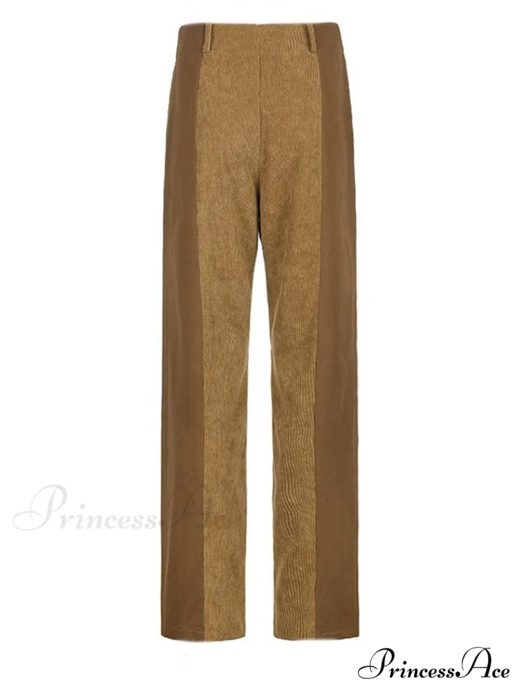 High Waist Wide Trendy Leg PU Pants - Image 2