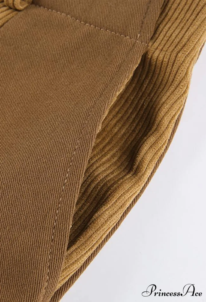 High Waist Wide Trendy Leg PU Pants - Image 4